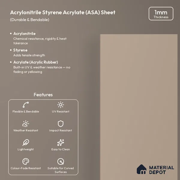 Cappuccino Beige Solid Colors Look LM 26022 8 ft x 4 ft Matte Finish ASA Laminate - 1 mm