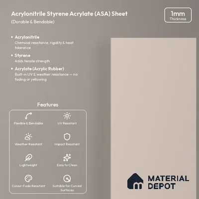 Cappuccino Beige Solid Colors Look LM 26026 8 ft x 4 ft Matte Finish ASA Laminate - 1 mm