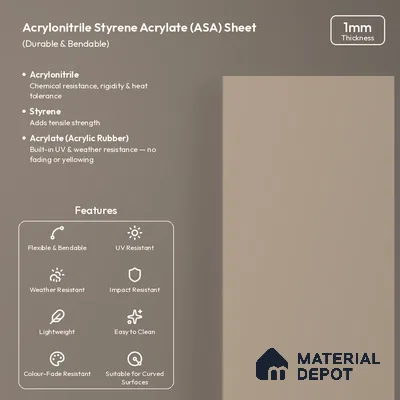 Cappuccino Beige Solid Colors Look LM 26031 8 ft x 4 ft Matte Finish ASA Laminate - 1 mm
