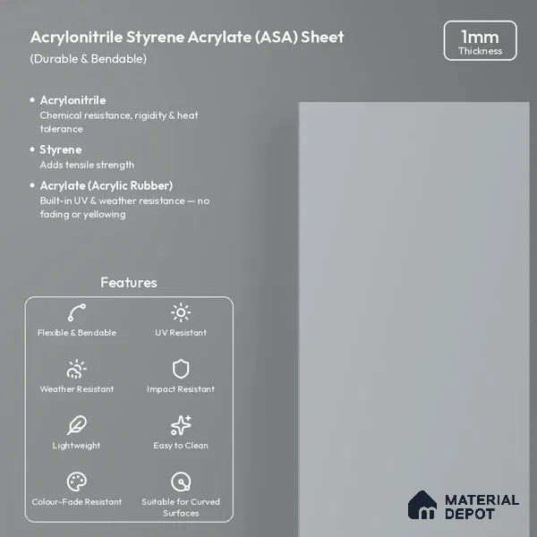 Cement Grey Solid Colors Look LM 26035 8 ft x 4 ft Matte Finish ASA Laminate - 1 mm