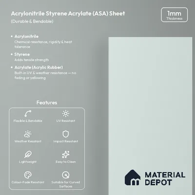 Seafoam Green Solid Colors Look LM 26046 8 ft x 4 ft Matte Finish ASA Laminate - 1 mm