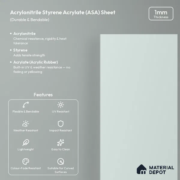 Seafoam Green Solid Colors Look LM 26046 8 ft x 4 ft Matte Finish ASA Laminate - 1 mm