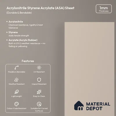 Cappuccino Beige Solid Colors Look LM 26048 8 ft x 4 ft Matte Finish ASA Laminate - 1 mm