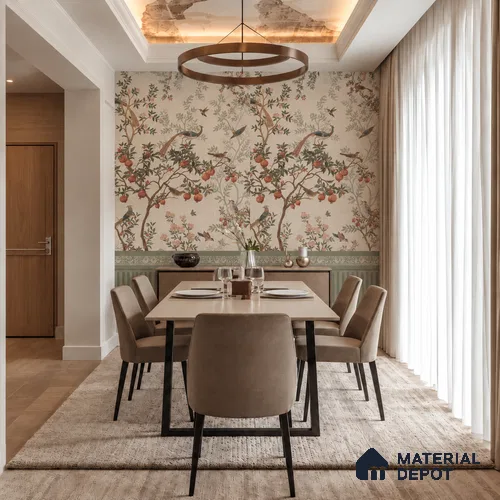 Anar Vatika LM 25894 8 ft x 4 ft Texture Finish Digital Laminate - 1 mm | Suitable for Bedroom, Feature Wall, Wardrobe