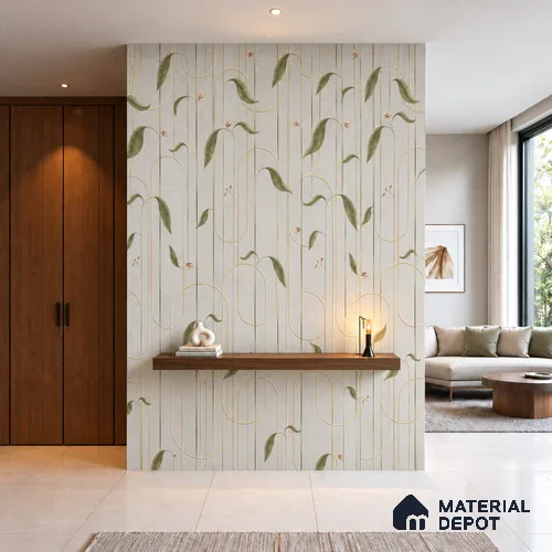 Swarnalata LM 25886 8 ft x 4 ft Texture Finish Digital Laminate - 1 mm | Suitable for Bedroom, Feature Wall, Wardrobe