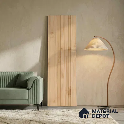 Wooden Look PN 00801 9.5 ft x 4.9 inch Charcoal Panel - 12 mm | Suitable for Feature Wall, TV Unit & Living Room | Width is Subjected to 5% Variation
