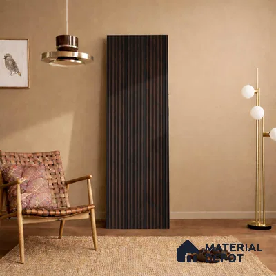 Wooden Look PN 05785 9.5 ft x 7.8 inch Charcoal Panel - 12 mm | Suitable for Feature Wall, TV Unit & Living Room | Width is Subjected to 5% Variation