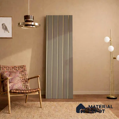 Wooden Look PN 05786 9.5 ft x 7.8 inch Charcoal Panel - 12 mm | Suitable for Feature Wall, TV Unit & Living Room | Width is Subjected to 5% Variation