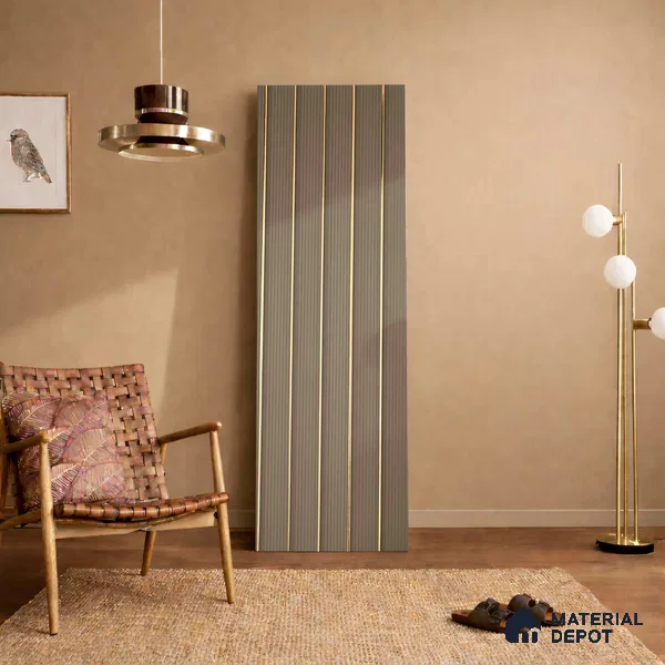 Wooden Look PN 05786 9.5 ft x 7.8 inch Charcoal Panel - 12 mm | Suitable for Feature Wall, TV Unit & Living Room | Width is Subjected to 5% Variation