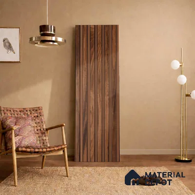 Wooden Look PN 06172 9.5 ft x 7.8 inch Charcoal Panel - 12 mm | Suitable for Feature Wall, TV Unit & Living Room | Width is Subjected to 5% Variation