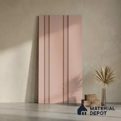 Beige Plain Colour Look PN 06221 9.5 ft x 4.7 inch Charcoal Panel - 12 mm | Suitable for Feature Wall, TV Unit & Living Room | Width is Subjected to 5% Variation