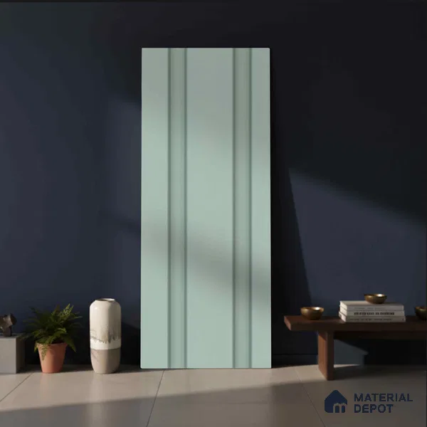 Green Plain Colour Look PN 06226 B 9.5 ft x 4.7 inch Charcoal Panel - 12 mm | Suitable for Feature Wall, TV Unit & Living Room | Width is Subjected to 5% Variation