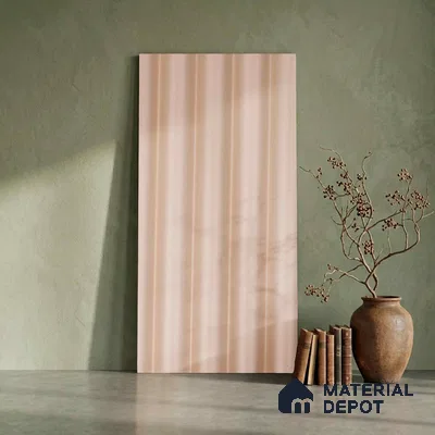 Beige Plain Colour Look PN 06247 9.5 ft x 4.7 inch Charcoal Panel - 12 mm | Suitable for Feature Wall, TV Unit & Living Room | Width is Subjected to 5% Variation