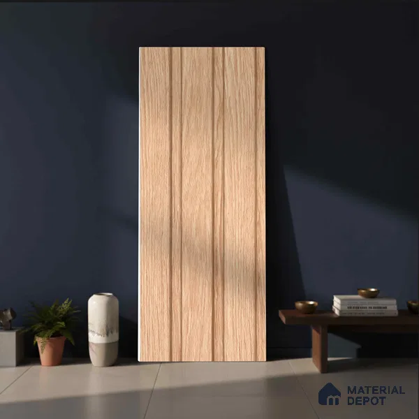 Wooden Look PN 06542 9.5 ft x 4.7 inch Charcoal Panel - 12 mm | Suitable for Feature Wall, TV Unit & Living Room | Width is Subjected to 5% Variation