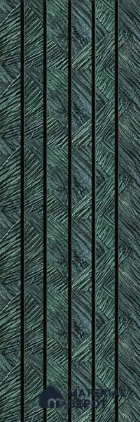 PN 06990 Cement Look Louver1 9.5 ft x 0.83 ft Texture Finish - 10 mm | Suitable for Feature Wall, TV Unit & Living Room
