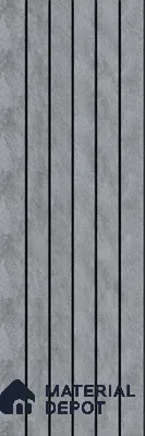 PN 06966 Marble Look Louver1 8 ft x 0.83 ft Texture Finish  - 10 mm | Suitable for Feature Wall, TV Unit & Living Room