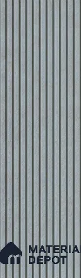 PN 06975 Stone Look Louver1 8 ft x 0.83 ft Texture Finish  - 10 mm | Suitable for Feature Wall, TV Unit & Living Room