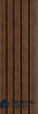 PN 07670 Wood Look Louver 9.5 ft x 0.83 ft Texture Finish  - 10 mm | Suitable for Feature Wall, TV Unit & Living Room