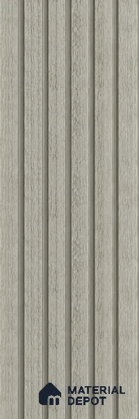 PN 07649 Wood Look Louver 8 ft x 0.83 ft Texture Finish - 10 mm | Suitable for Feature Wall, TV Unit & Living Room
