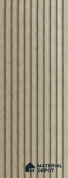 PN 07657 Wood Look Louver 8 ft x 0.83 ft Texture Finish - 10 mm | Suitable for Feature Wall, TV Unit & Living Room