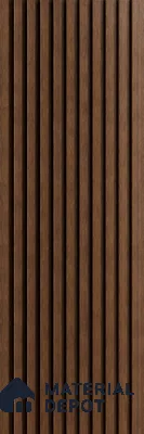 PN 07658 Wood Look Louver 8 ft x 0.83 ft Texture Finish  - 10 mm | Suitable for Feature Wall, TV Unit & Living Room