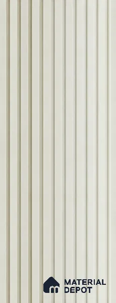 PN 07662 Solid Colors Look Louver 8 ft x 0.83 ft Texture Finish  - 10 mm | Suitable for Feature Wall, TV Unit & Living Room