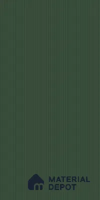 Deep Forest Green Fluted Solid Color LM 18350 8 ft x 4 ft Texture Finish Decorative Laminate - 1.25 mm | Suitable for TV Unit,Wardrobe, Kitchen Cabinets