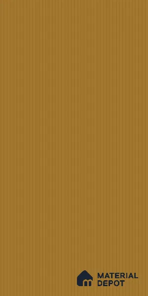 Caramel Brown Fluted Solid Color LM 18355 8 ft x 4 ft Texture Finish Decorative Laminate - 1.25 mm | Suitable for TV Unit,Wardrobe, Kitchen Cabinets