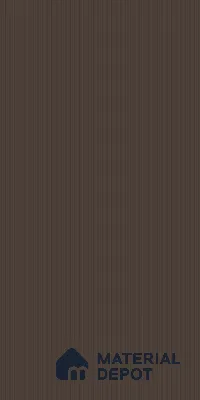 Chocolate Brown Fluted Solid Color LM 18356 8 ft x 4 ft Texture Finish Decorative Laminate - 1.25 mm | Suitable for TV Unit,Wardrobe, Kitchen Cabinets