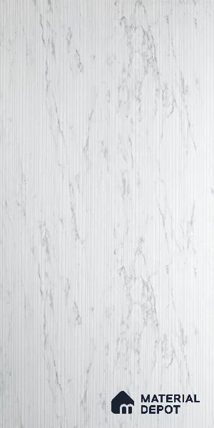 Marble Fluted LM 18364 8 ft x 4 ft Texture Finish Decorative Laminate - 1.25 mm | Suitable for TV Unit,Wardrobe, Kitchen Cabinets