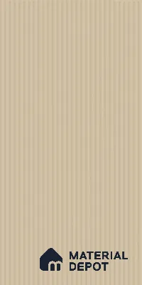 Light Beige Fluted Solid Color LM 18369 8 ft x 4 ft Texture Finish Decorative Laminate - 1.25 mm | Suitable for TV Unit,Wardrobe, Kitchen Cabinets