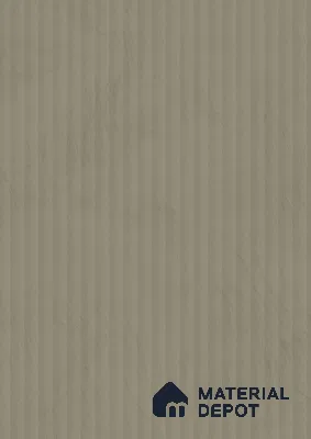 Misty Grey Fluted Solid Color 1E162 PF Misty 8 ft x 4 ft Texture Finish Decorative Laminate - 1 mm | Suitable for TV Unit,Wardrobe, Kitchen Cabinets