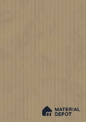 Marble Fluted 1E226 PF Striped Sand Beige 8 ft x 4 ft Texture Finish Decorative Laminate - 1 mm | Suitable for TV Unit,Wardrobe, Kitchen Cabinets