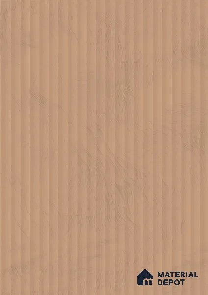 Blush Pink Fluted Solid Color 1E234 PF Blush 8 ft x 4 ft Texture Finish Decorative Laminate - 1 mm | Suitable for TV Unit,Wardrobe, Kitchen Cabinets