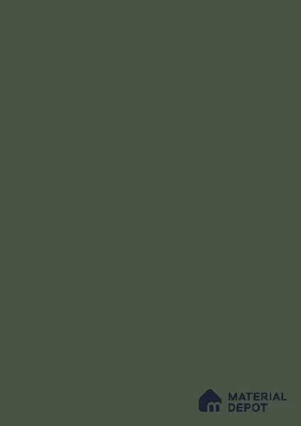 Green Solid Colors look Ferrero 1E236 SMT Olive Green 8 ft x 4 ft Satin Matt Finish Decorative Laminate - 1 mm | Suitable for Living Room, Kitchen, Office | Matching Prism Edgeband Code - (10115)