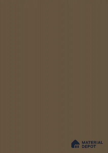 Olive Brown Fluted Solid Color Look WMF 511 8 ft x 4 ft Texture Finish Decorative Laminate - 1 mm | Suitable for TV Unit, Wardrobe, Kitchen Cabinets