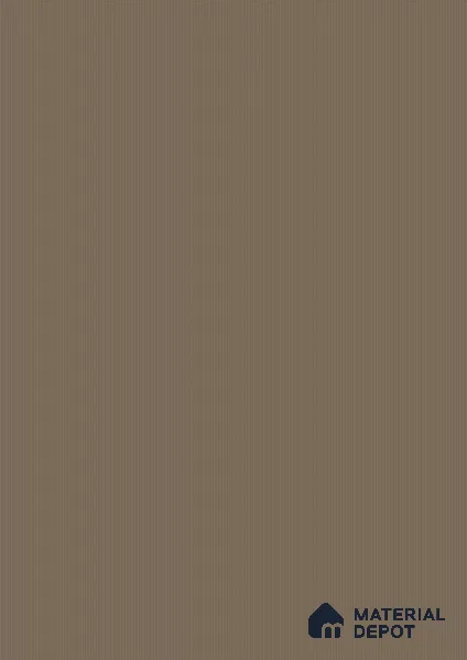 Dusty Brown Fluted Solid Color Look WMF 512 8 ft x 4 ft Texture Finish Decorative Laminate - 1 mm | Suitable for TV Unit, Wardrobe, Kitchen Cabinets