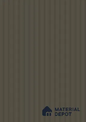 Slate Brown Fluted Solid Color Look WFT 907 8 ft x 4 ft Texture Finish Decorative Laminate - 1 mm | Suitable for TV Unit, Wardrobe, Kitchen Cabinets