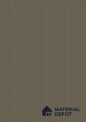 Olive Grey Fluted Solid Color Look BB 509 8 ft x 4 ft Texture Finish Decorative Laminate - 1 mm | Suitable for TV Unit, Wardrobe, Kitchen Cabinets