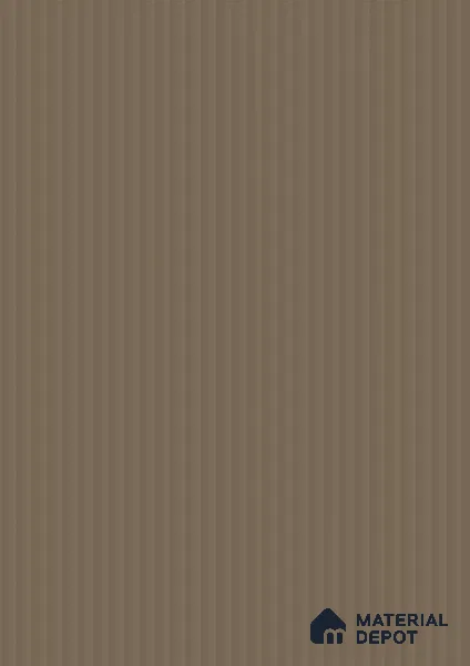 Dusty Petal Brown Fluted Solid Color Look BB 512 8 ft x 4 ft Texture Finish Decorative Laminate - 1 mm | Suitable for TV Unit, Wardrobe, Kitchen Cabinets