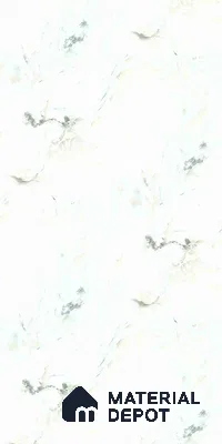 White Marble Look LM 10893 8 ft x 4 ft Texture Finish Decorative Laminate - 1 mm | Suitable for TV Unit, Wardrobe, Kitchen Cabinets