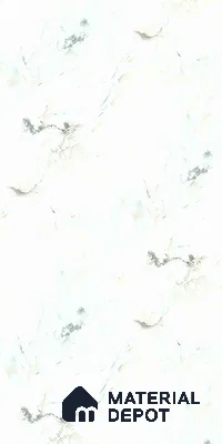 White Marble Look LM 10894 8 ft x 4 ft Glossy Finish Decorative Laminate - 1 mm | Suitable for TV Unit, Wardrobe, Kitchen Cabinets