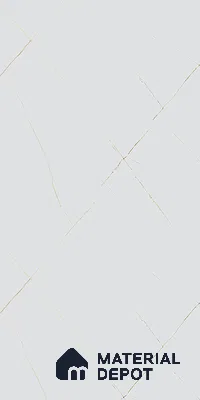 White Marble Look LM 10895 8 ft x 4 ft Glossy Finish Decorative Laminate - 1 mm | Suitable for TV Unit, Wardrobe, Kitchen Cabinets