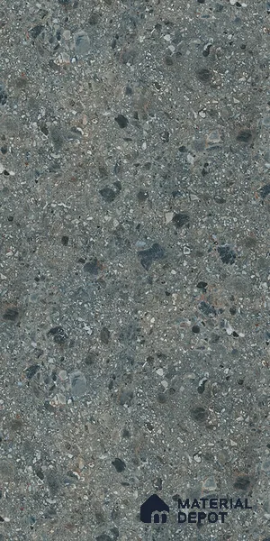Grey Terrazzo Look LM 21015 8 ft x 4 ft Texture Finish Decorative Laminate - 1 mm | Suitable for TV Unit, Wardrobe, Kitchen Cabinets