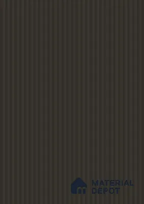 Fluted Solid Color Look LM 21049 C Cocoa Bamboo Texture Finish 8 ft x 4 ft Decorative Laminate - 1 mm | Suitable for TV Unit, Wardrobe, Kitchen Cabinets