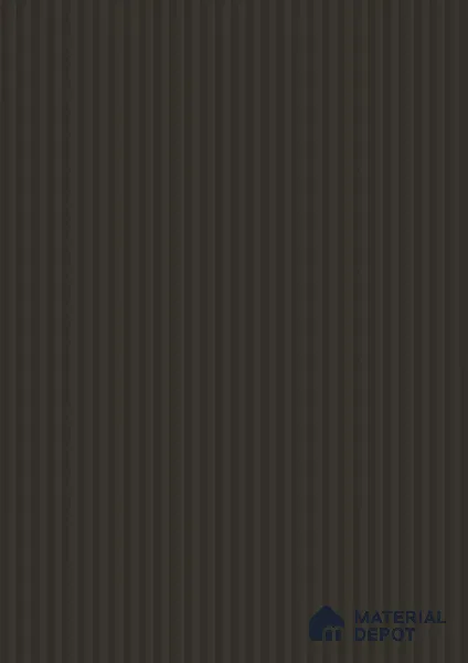 Fluted Solid Color Look LM 21049 C Cocoa Bamboo Texture Finish 8 ft x 4 ft Decorative Laminate - 1 mm | Suitable for TV Unit, Wardrobe, Kitchen Cabinets