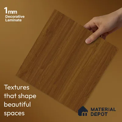 Wooden Look LM 23465 (AR 01 7538) Golden Sands 8 ft x 4 ft Alder Ridge Finish Decorative Laminate - 1 mm | Suitable for TV Unit, Wardrobe, Kitchen Cabinets