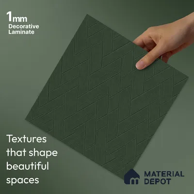 Patterned Look LM 23468 (AW 38 415) Satin Olive 8 ft x 4 ft Aged Wood Finish Decorative Laminate - 1 mm | Suitable for TV Unit, Wardrobe, Kitchen Cabinets