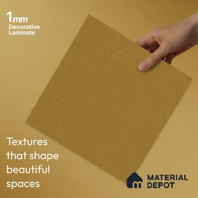 Patterned Look LM 23470 Lemon Zest 8 ft x 4 ft Aged Wood Finish Decorative Laminate - 1 mm | Suitable for TV Unit, Wardrobe, Kitchen Cabinets