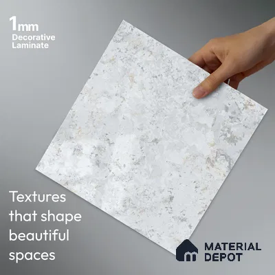 LM 23492 Nebula Stone 8 ft x 4 ft High Gloss Finish Decorative Laminate - 1 mm | Suitable for TV Unit, Wardrobe, Kitchen Cabinets